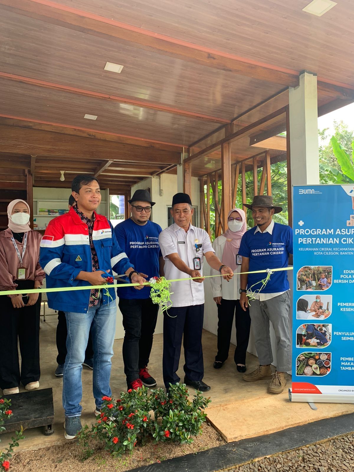 Villa Tani bekerjasama dengan Pertamina Patra Niaga launching program CSR Asuransi Pertanian